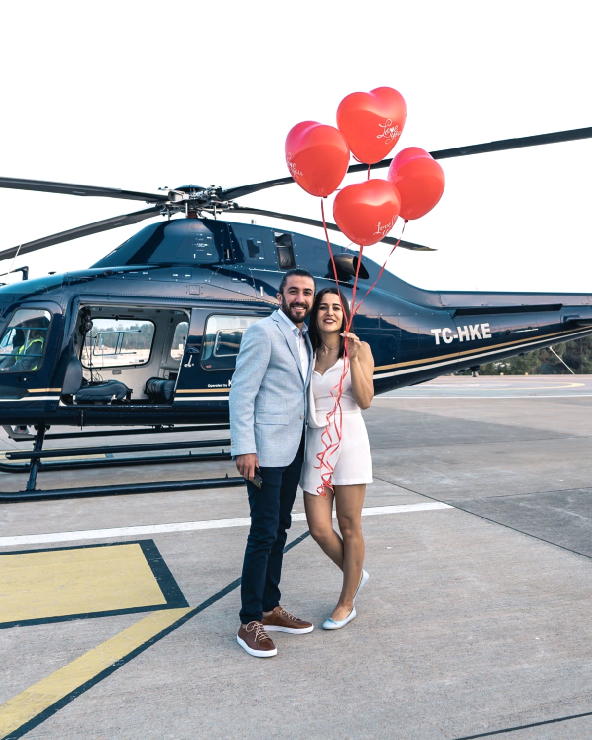 helikopterde evlilik teklifi galeri 3