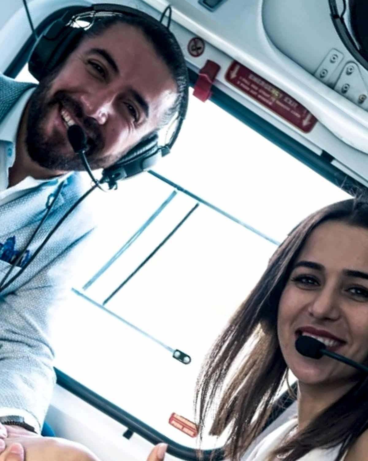 restoran ve helikopterde vip evlilik yil donumu 9